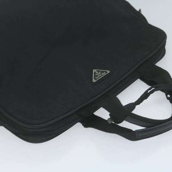 PRADA Hand Bag Nylon Black Auth 65890 - Picture 6 of 16